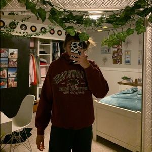 maroon yellowstone sweatshirt